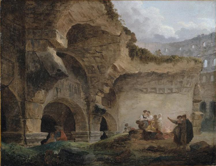  Washerwomen in the Ruins of the Colosseum